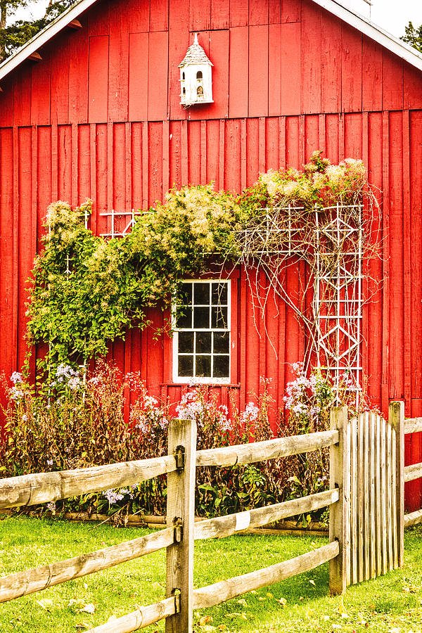 Solve Small red barn, Middleburg, Virginia jigsaw puzzle online with