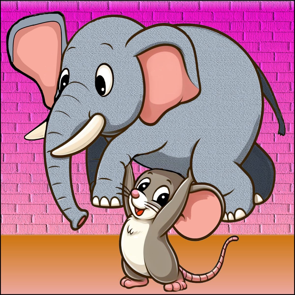 Solve WHAT DO YOU CALL A MOUSE THAT LIFTS AN ELEPHANT. jigsaw puzzle