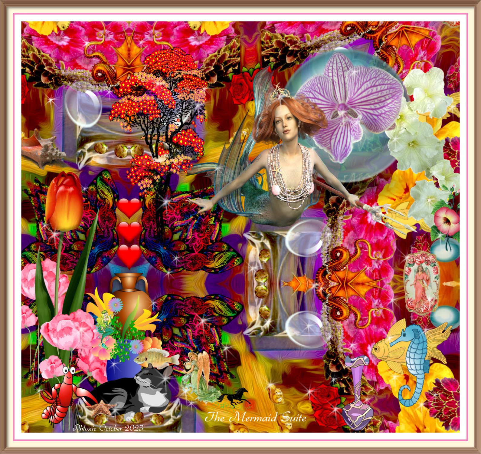 Solve ~The Mermaid Suite jigsaw puzzle online with 600 pieces