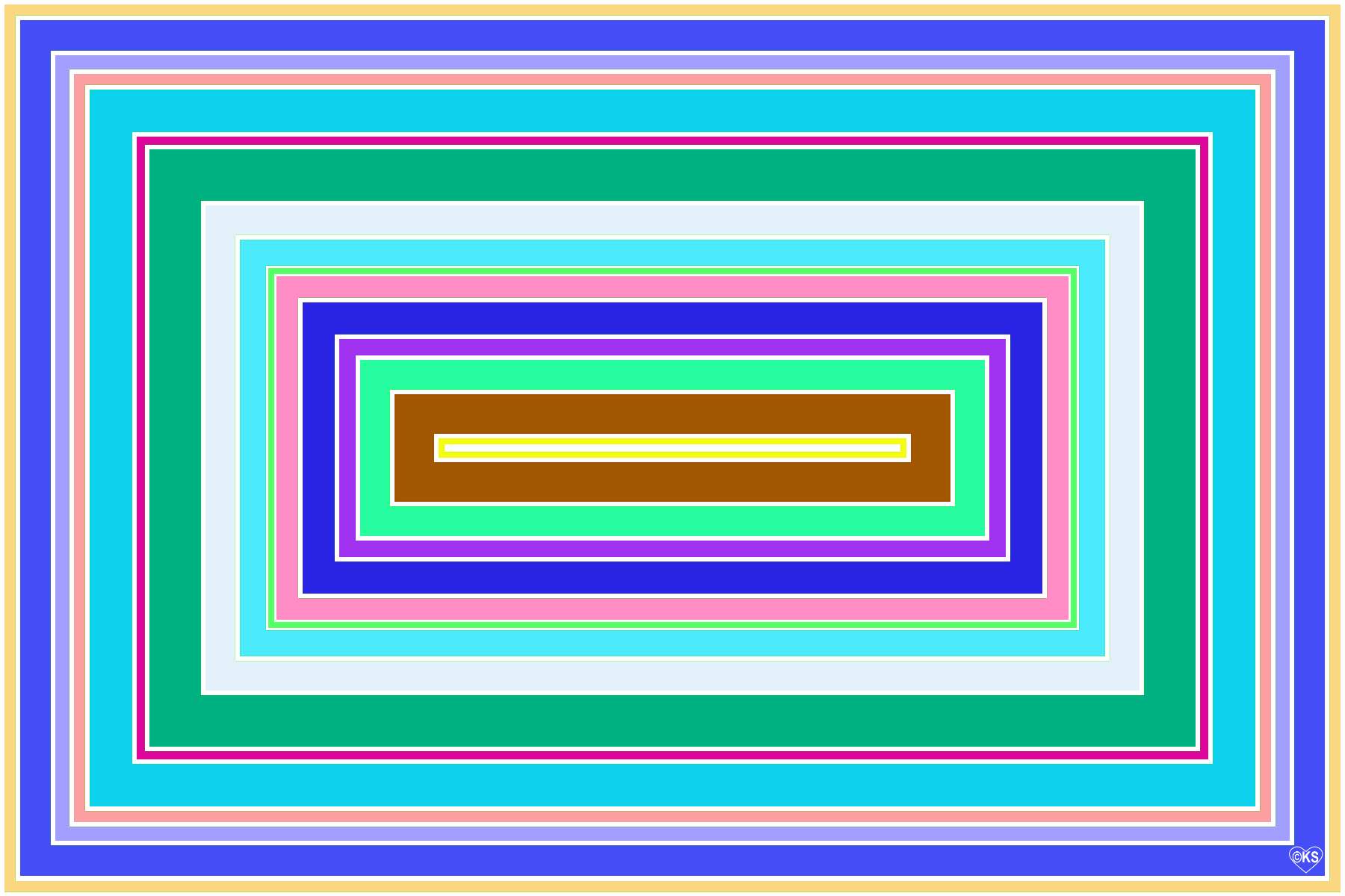 Solve Concentric Rectangles!! ~ H jigsaw puzzle online with 600 pieces