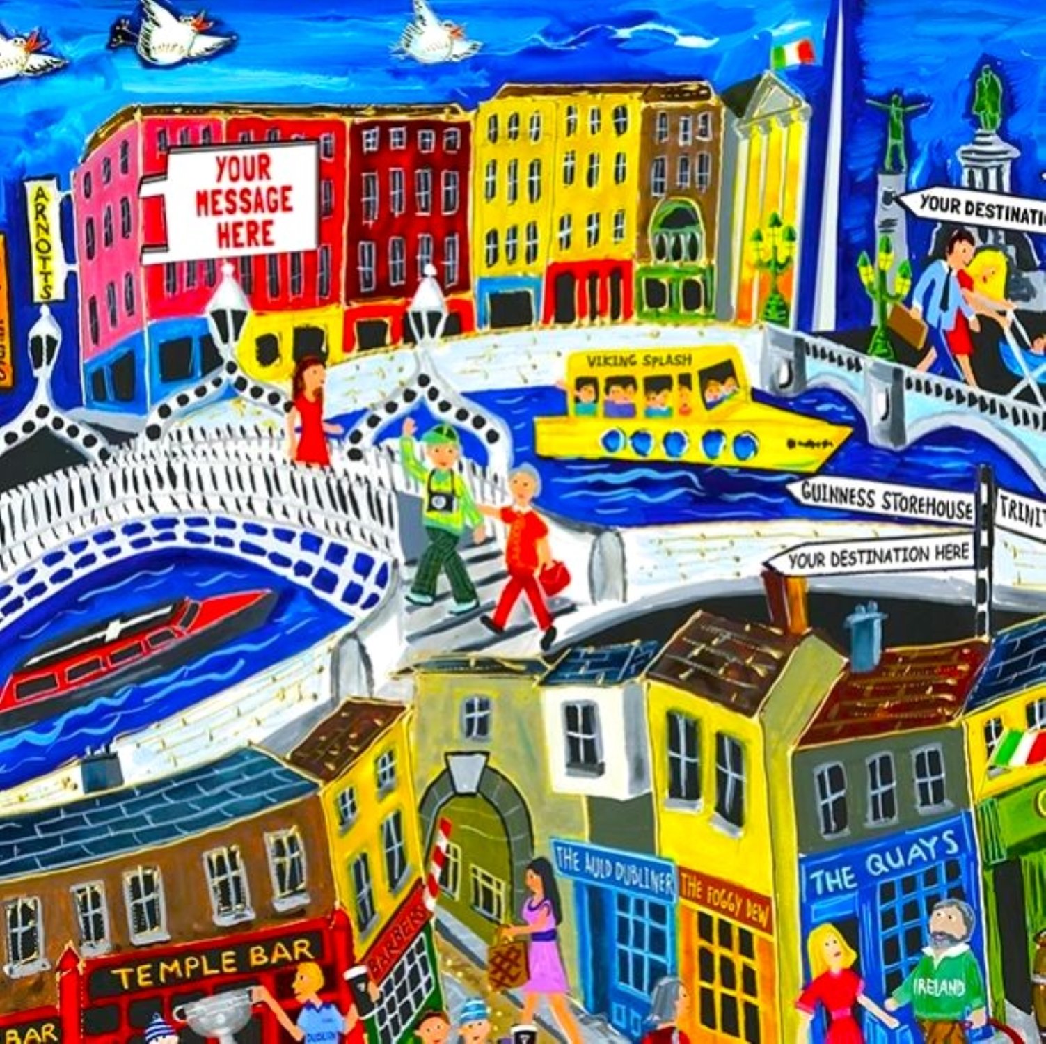 Solve Dublin jigsaw puzzle online with 342 pieces