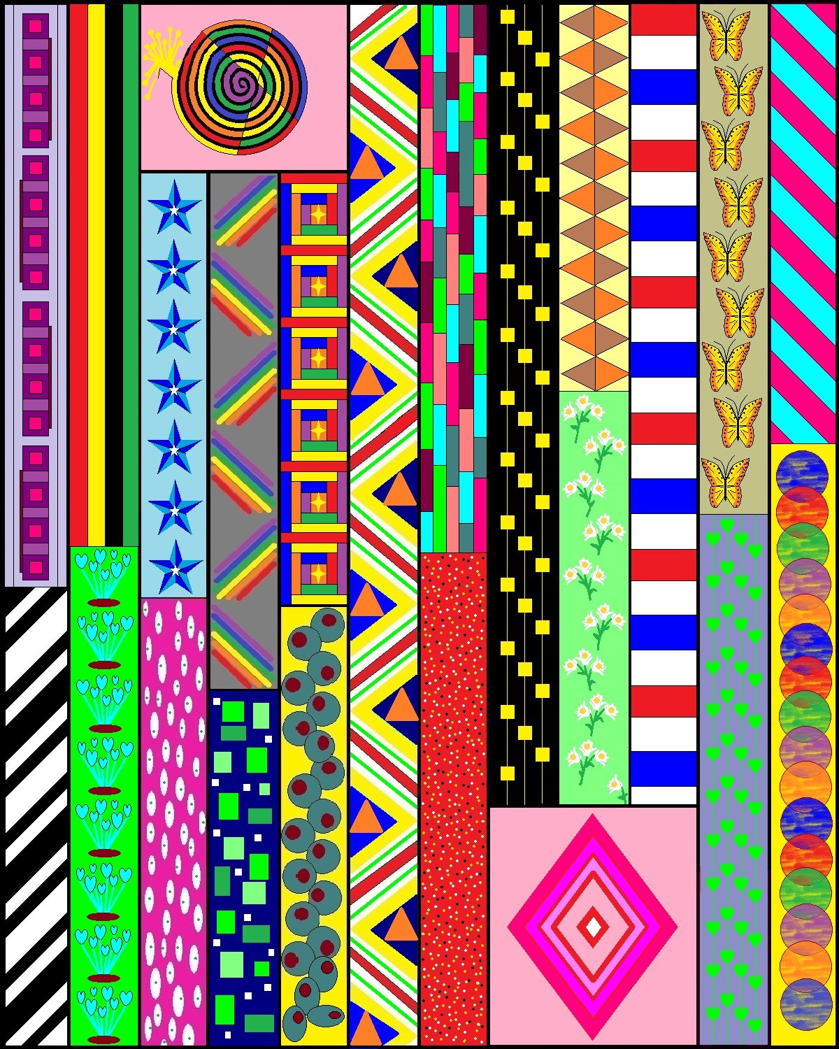 Solve Quirky jigsaw puzzle online with 120 pieces