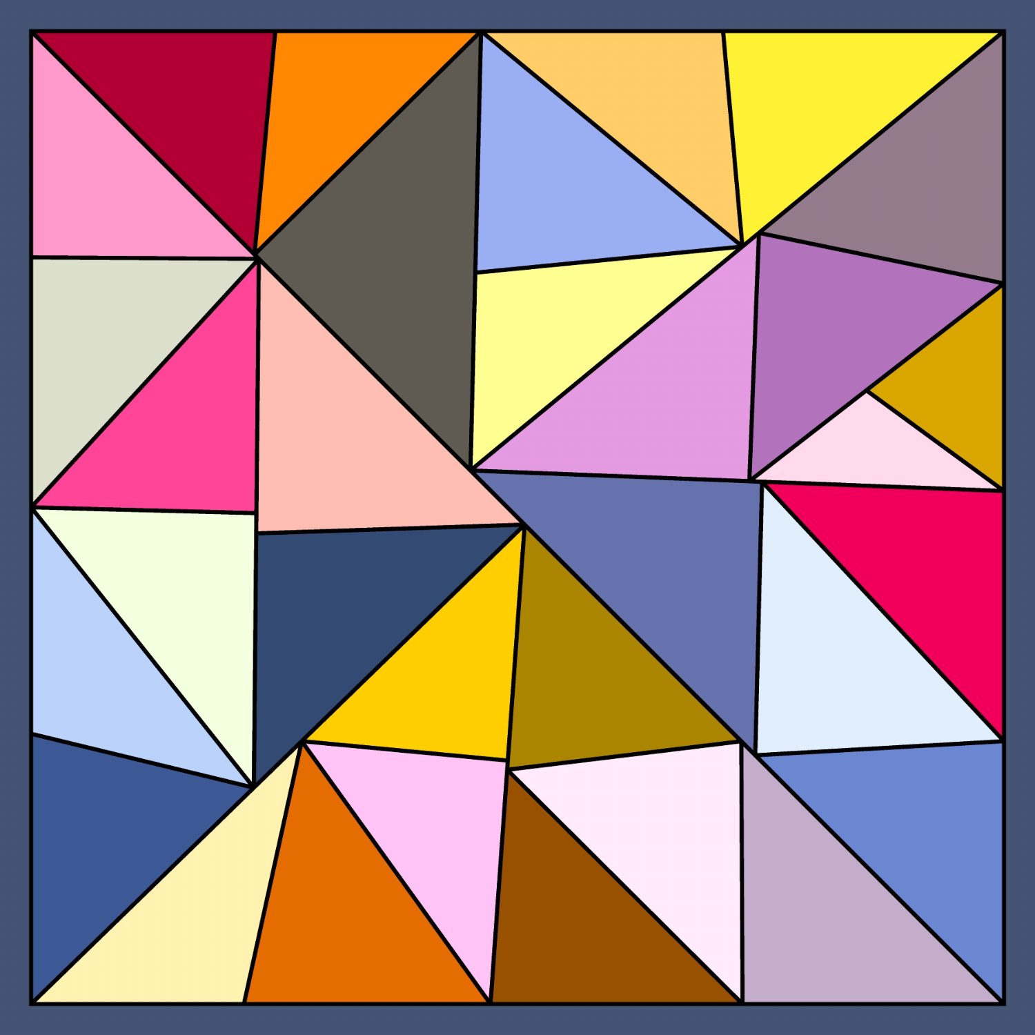 Solve A Square with 32 Triangles (maybe) jigsaw puzzle online with 600 ...