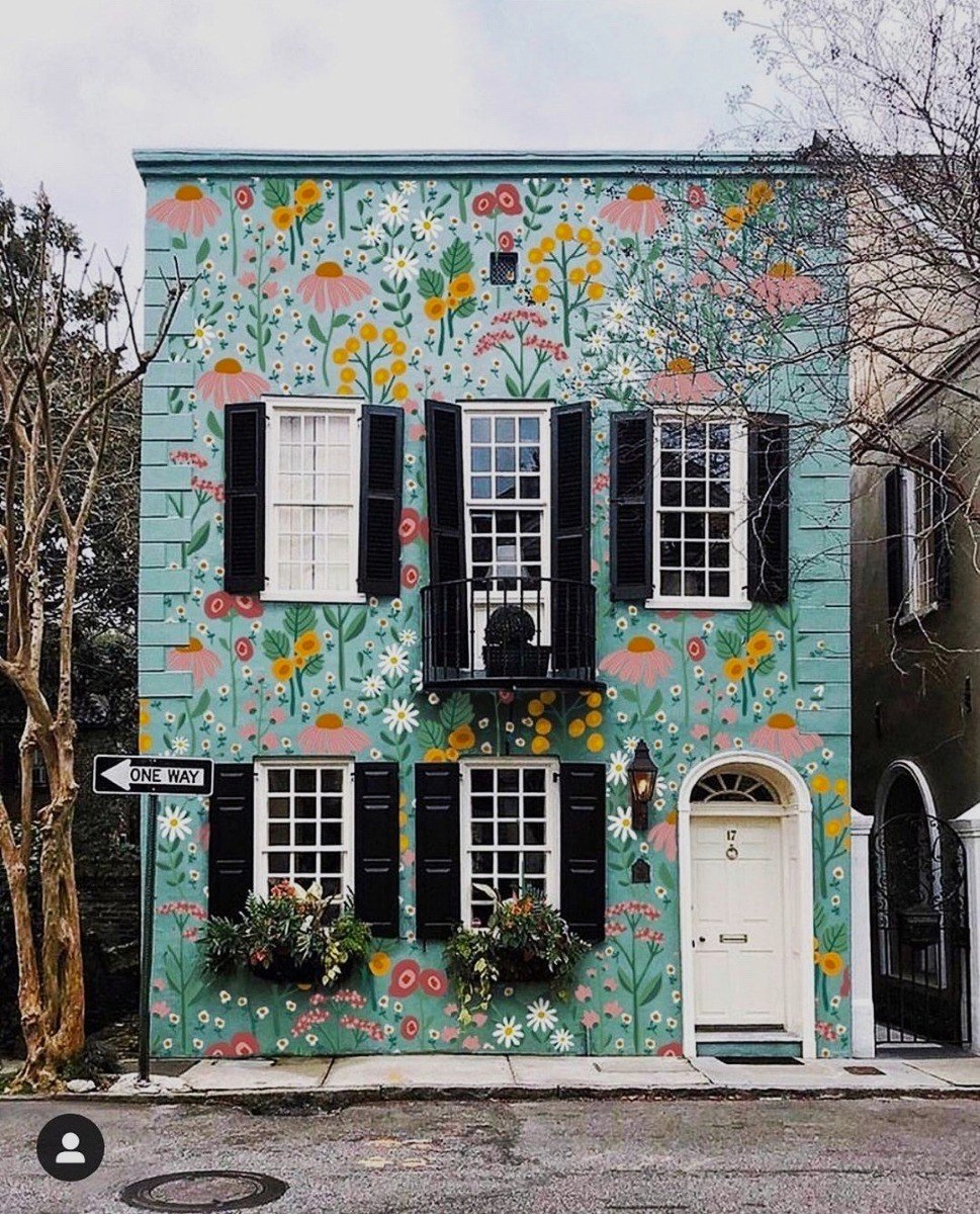 Solve Sweetest Charleston house with florals by Audrey Smit jigsaw ...