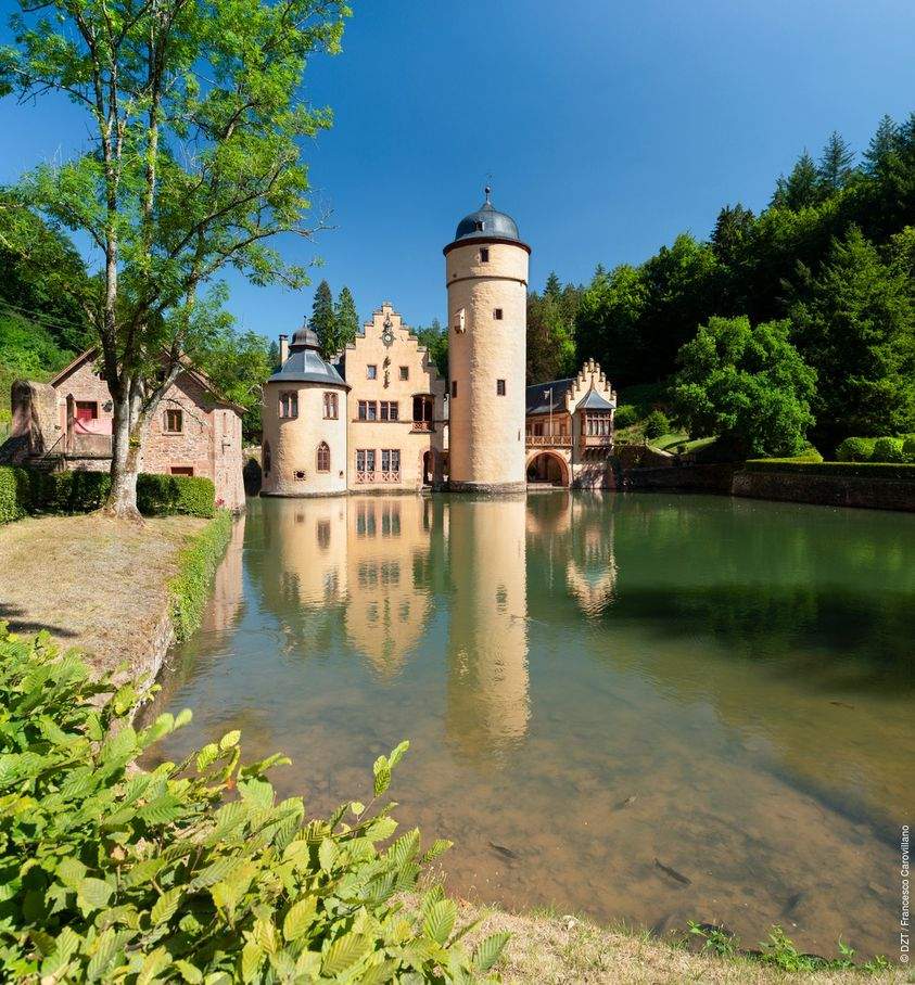 Solve Slot Mespelbrunn jigsaw puzzle online with 225 pieces