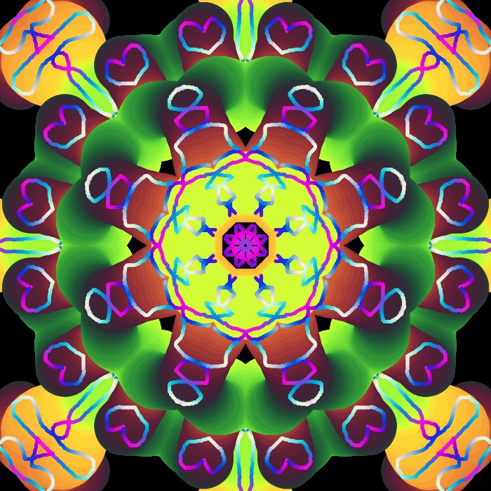 Solve Kaleidoscope Painter 2 jigsaw puzzle online with 9 pieces