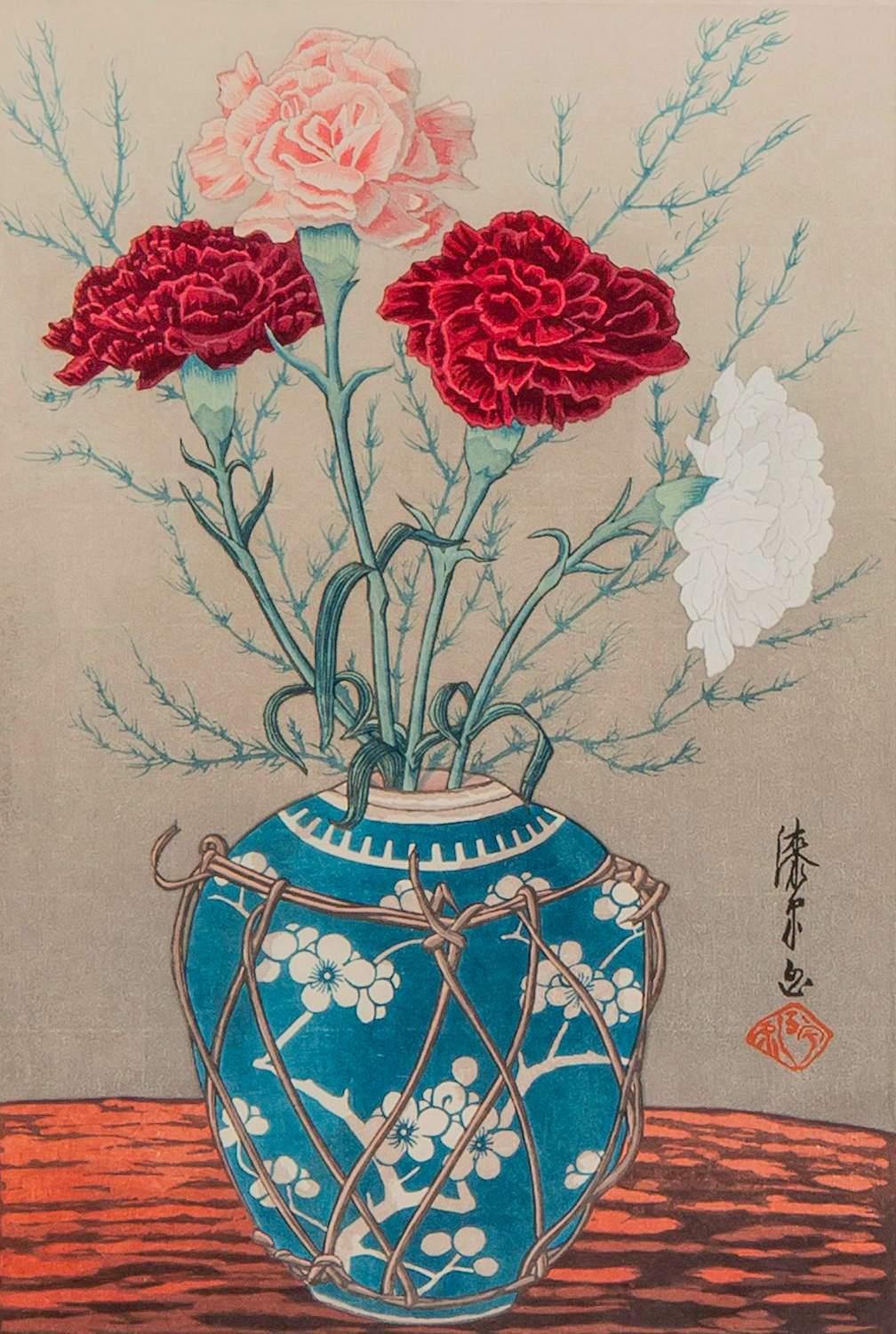 Solve カーネーション Carnations jigsaw puzzle online with 216 pieces