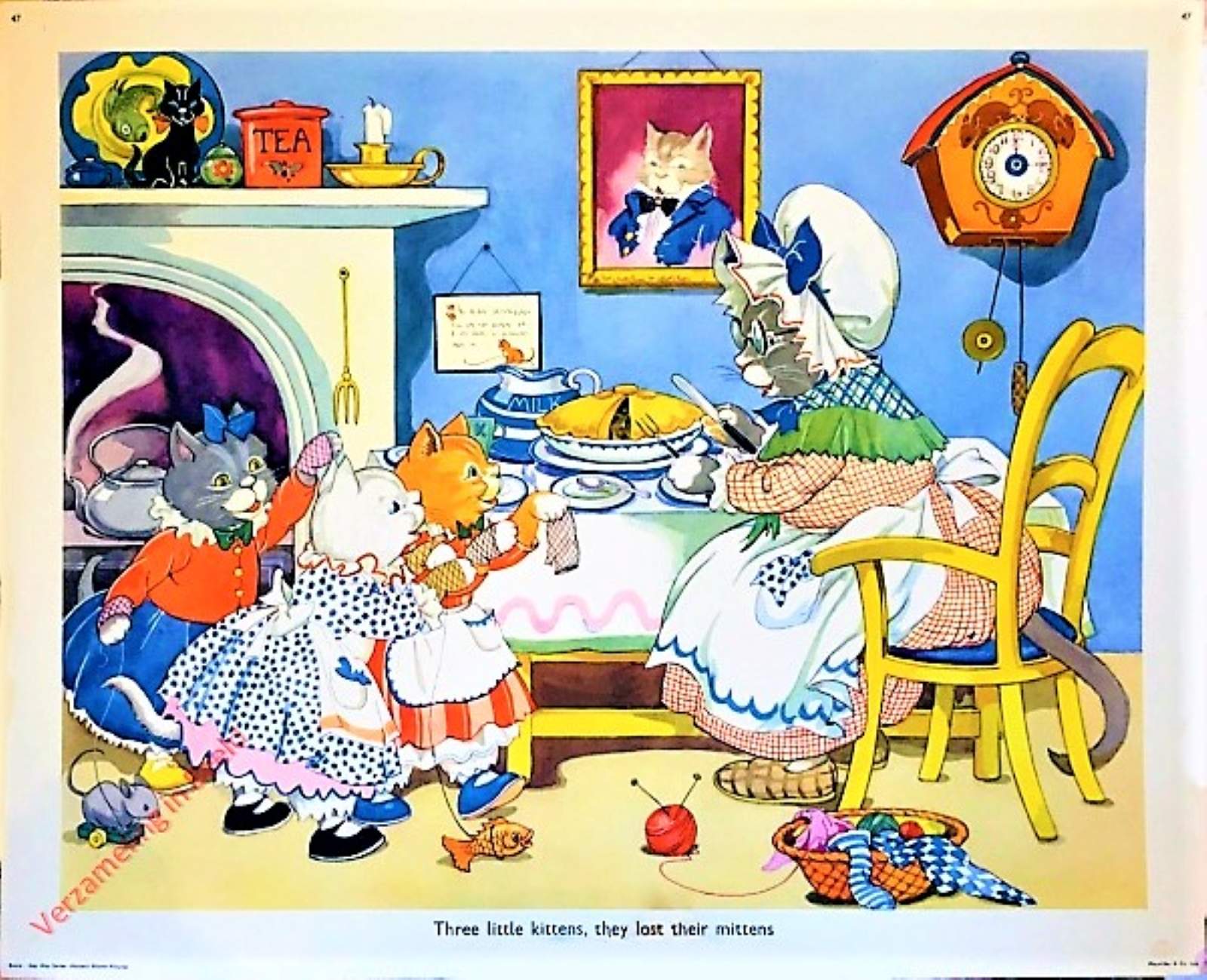 Solve Three Little Kittens They Lost Their Mittens jigsaw puzzle online