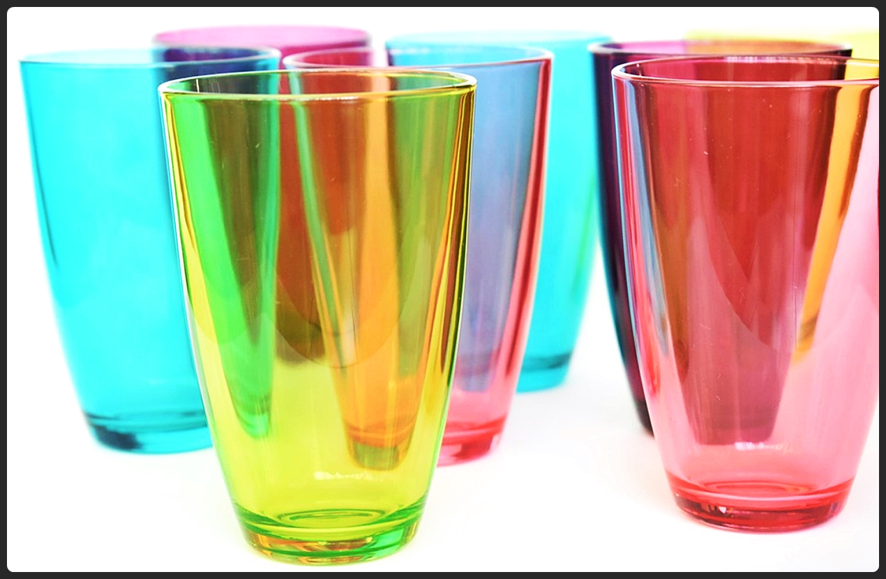 Solve Pastel Colours of Beverage Glasses jigsaw puzzle online with 294