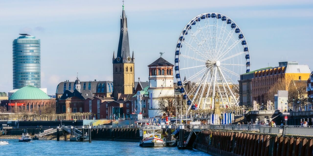 Puzzle Lais Da 1000 Pezzi – Düsseldorf Sul Reno, Panorama Urbano E Fiume - 5