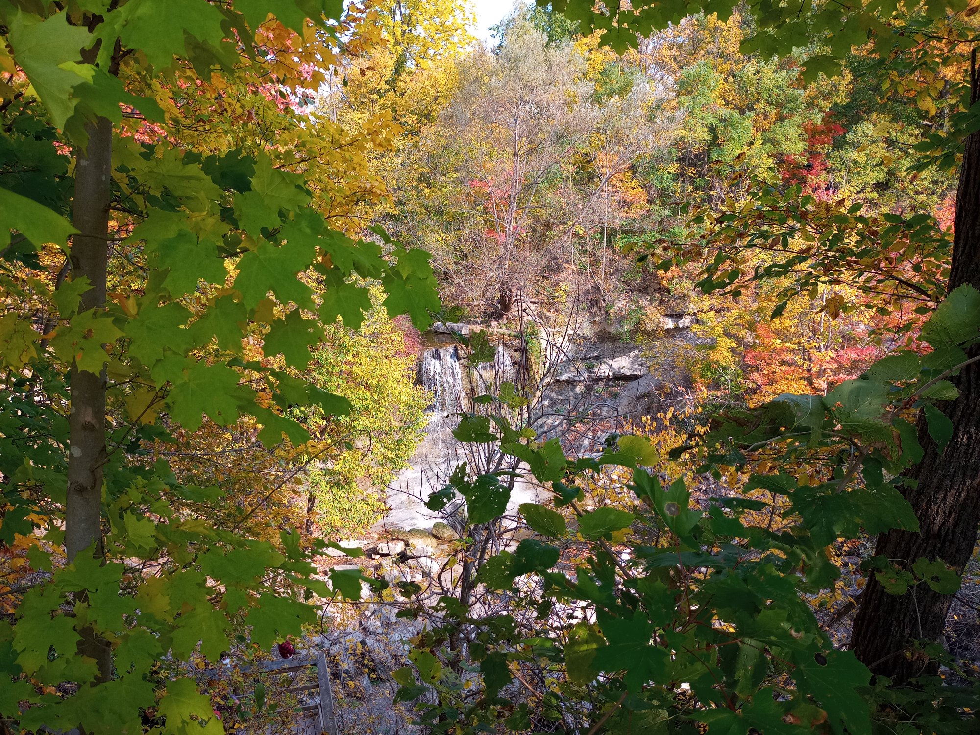 Solve Rock Glen Falls 4 jigsaw puzzle online with 300 pieces