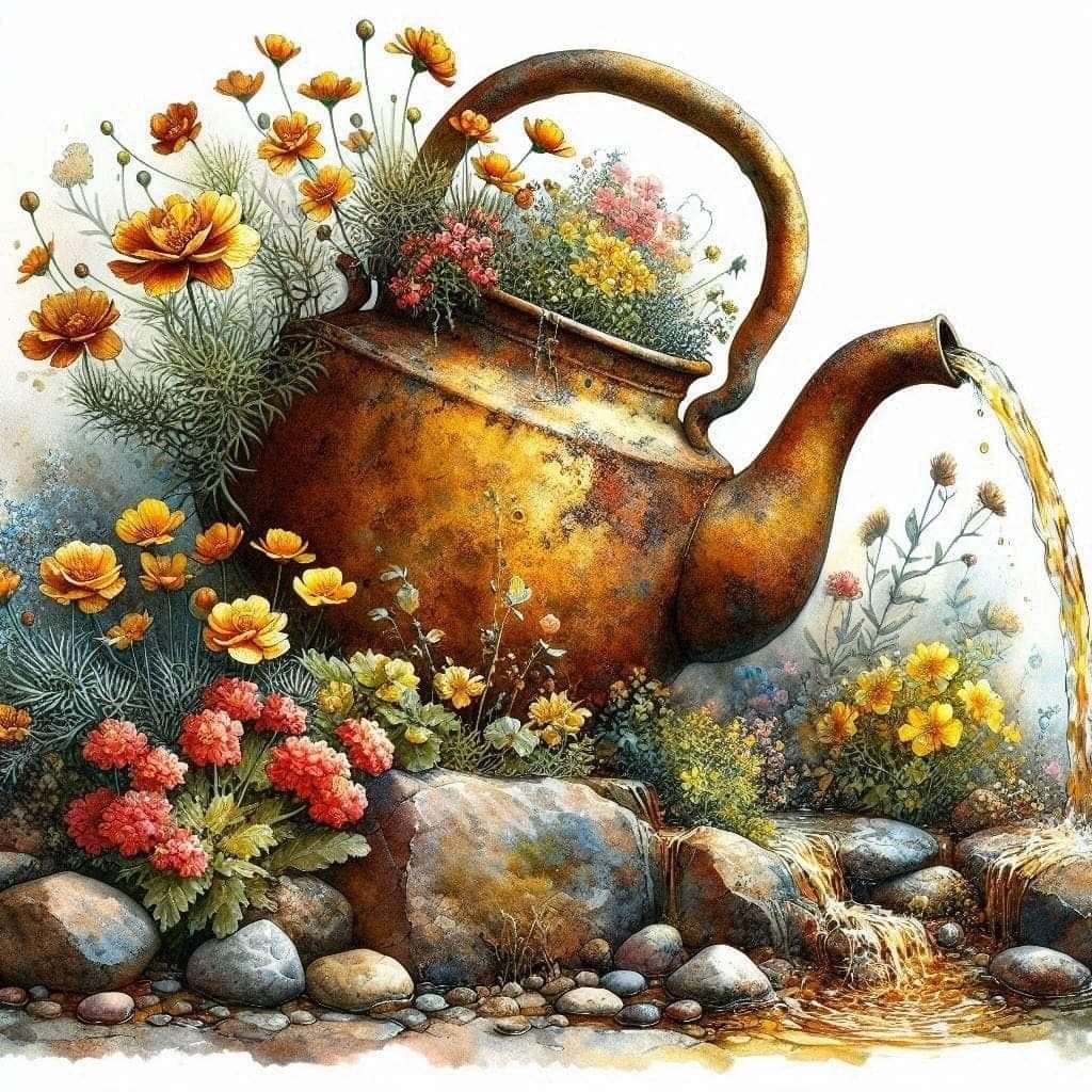 Solve rusty teapot (resize 9 to 306) jigsaw puzzle online with 49 pieces