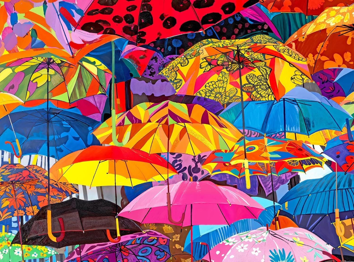 Jigsaw Puzzle 300 pieces Umbrella Festival Jigidi Jigsaw Puzzle 300 pieces Umbrella Festival Jigidi