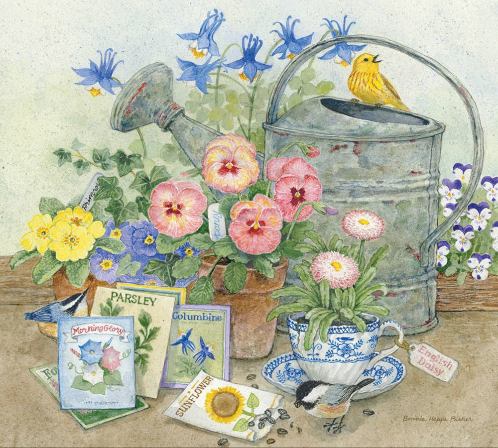 Solve Bonnie Heppe Fisher painting jigsaw puzzle online with 90 pieces