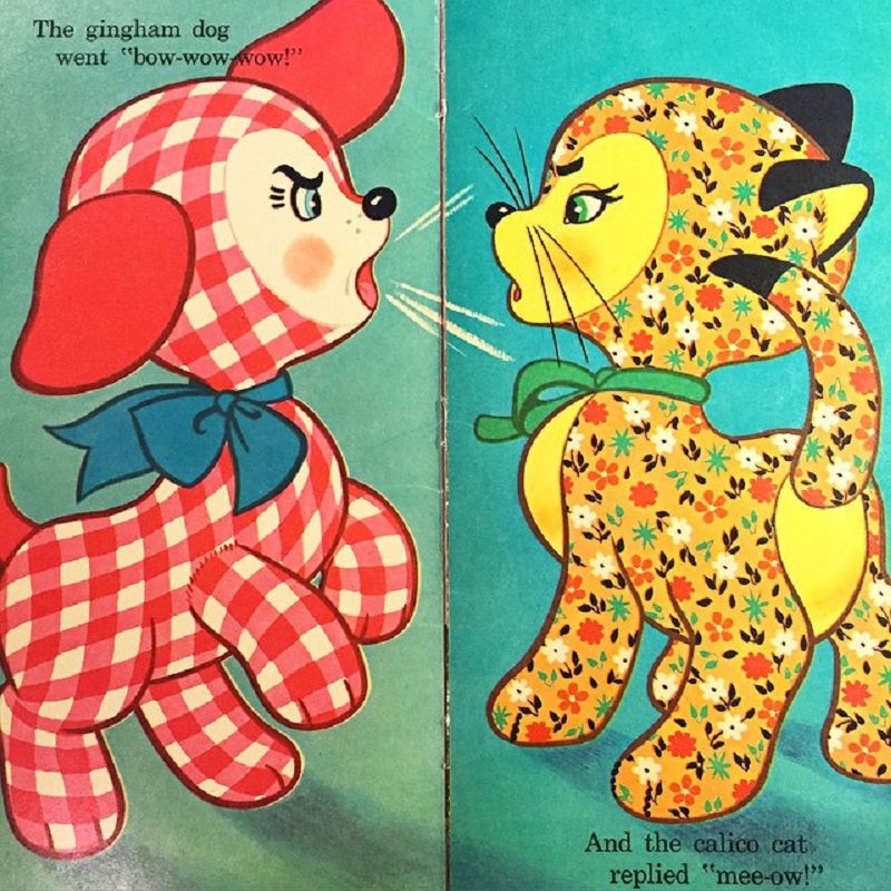 Solve The Gingham Dog and the Calico Cat Book jigsaw puzzle online with
