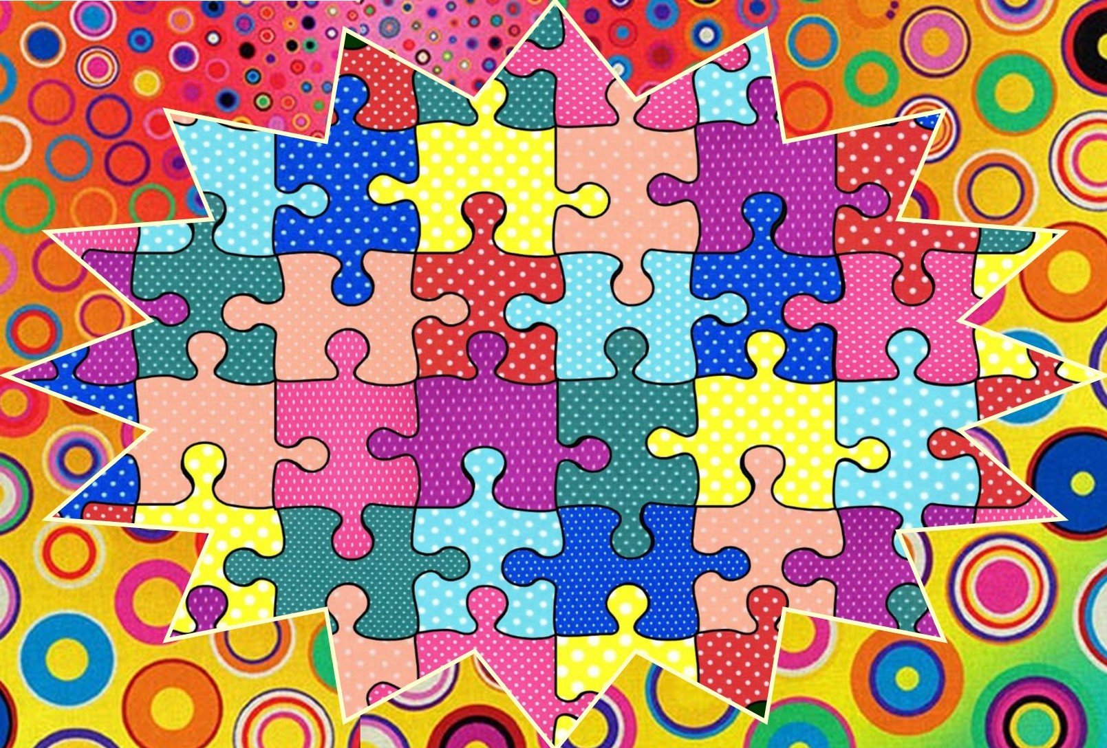 Solve Dotty Sunday large jigsaw puzzle online with 176 pieces