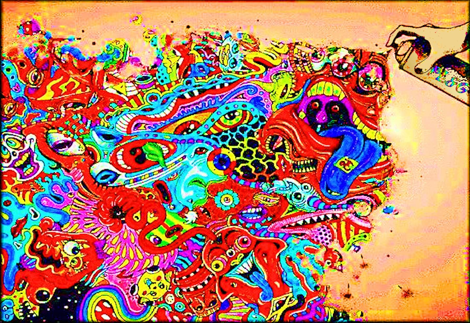 Solve A Spray Can Of Art jigsaw puzzle online with 150 pieces