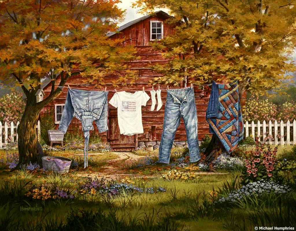 Solve clothes line jigsaw puzzle online with 99 pieces