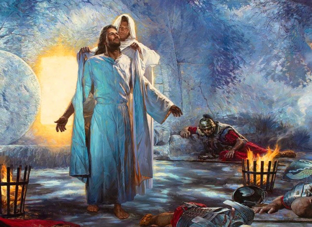 Solve He is Risen jigsaw puzzle online with 88 pieces