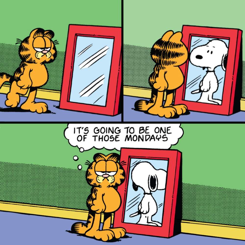 Solve Garfield jigsaw puzzle online with 121 pieces