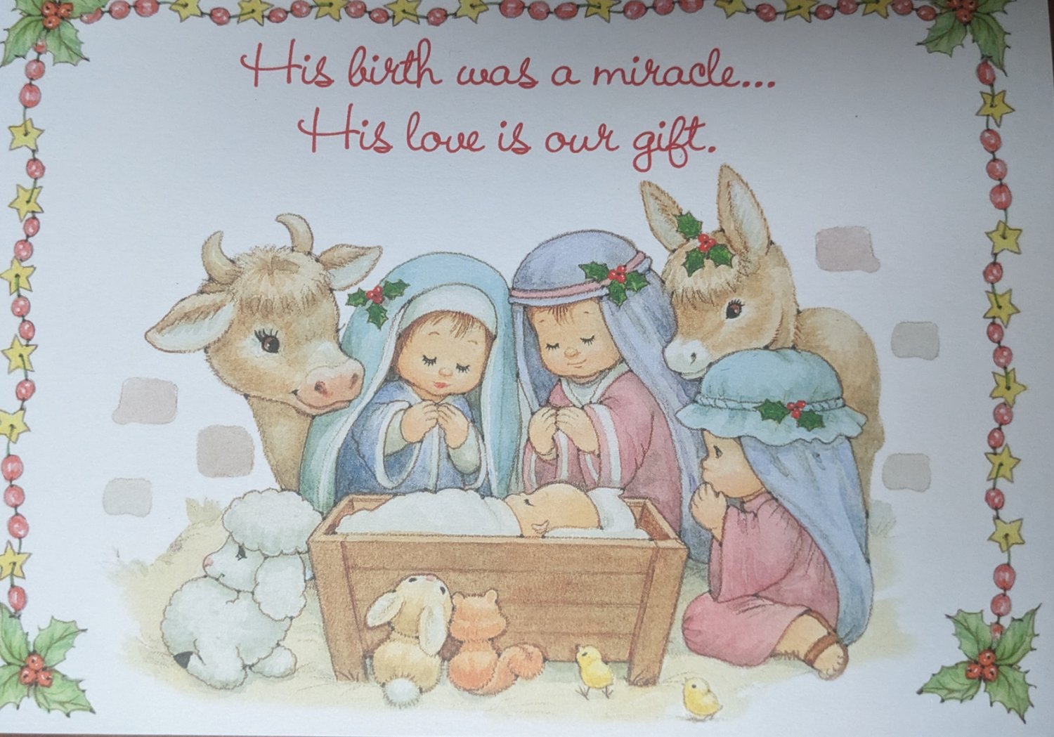 Christmas card jigsaw puzzle