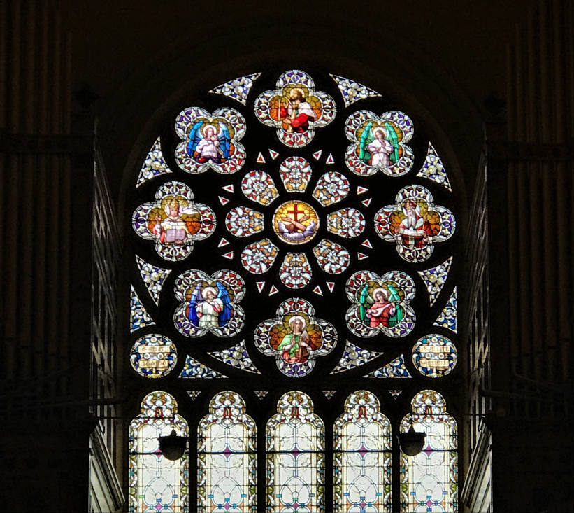 Solve Rose Window, St. Anthony of Padua, St. Louis jigsaw puzzle online