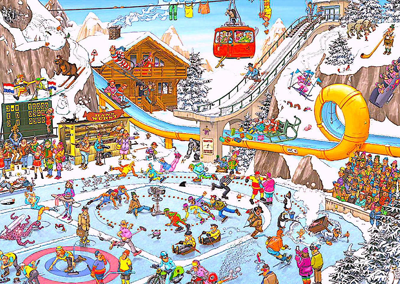 Solve Winter Olympic Games jigsaw puzzle online with 165 pieces