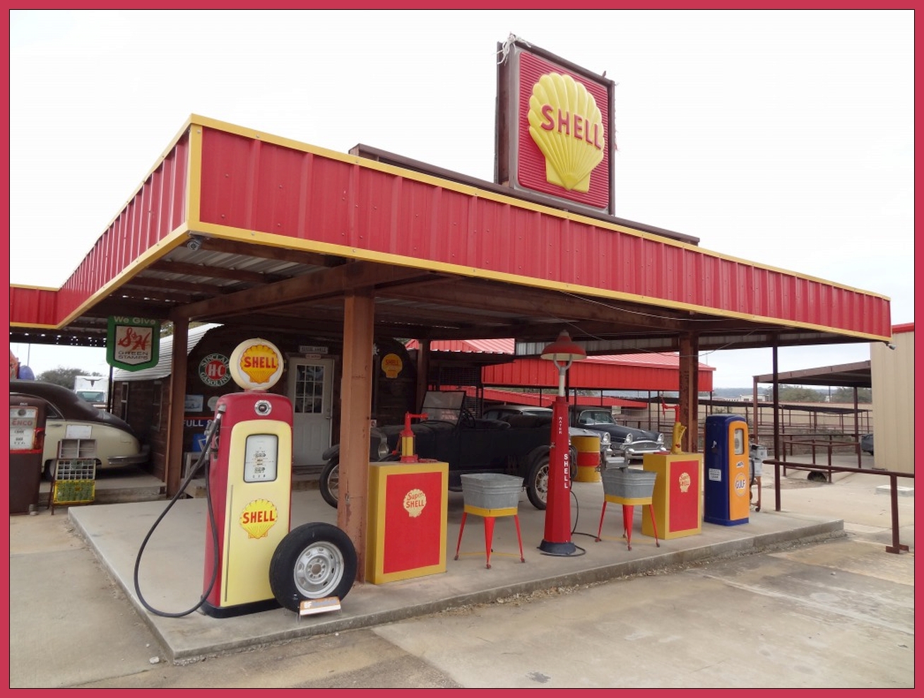 Shell timeout. Shell gas station.