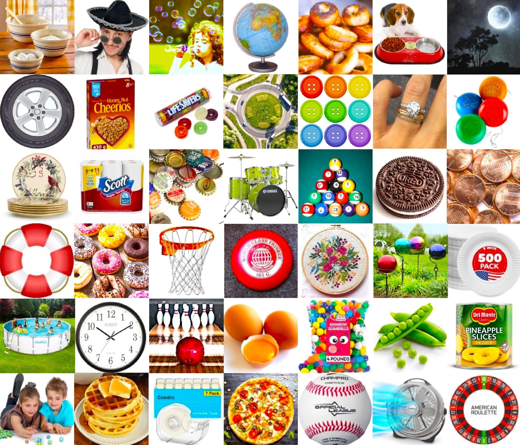 Jigsaw Puzzle | 143 pieces | ROUND THINGS | Jigidi