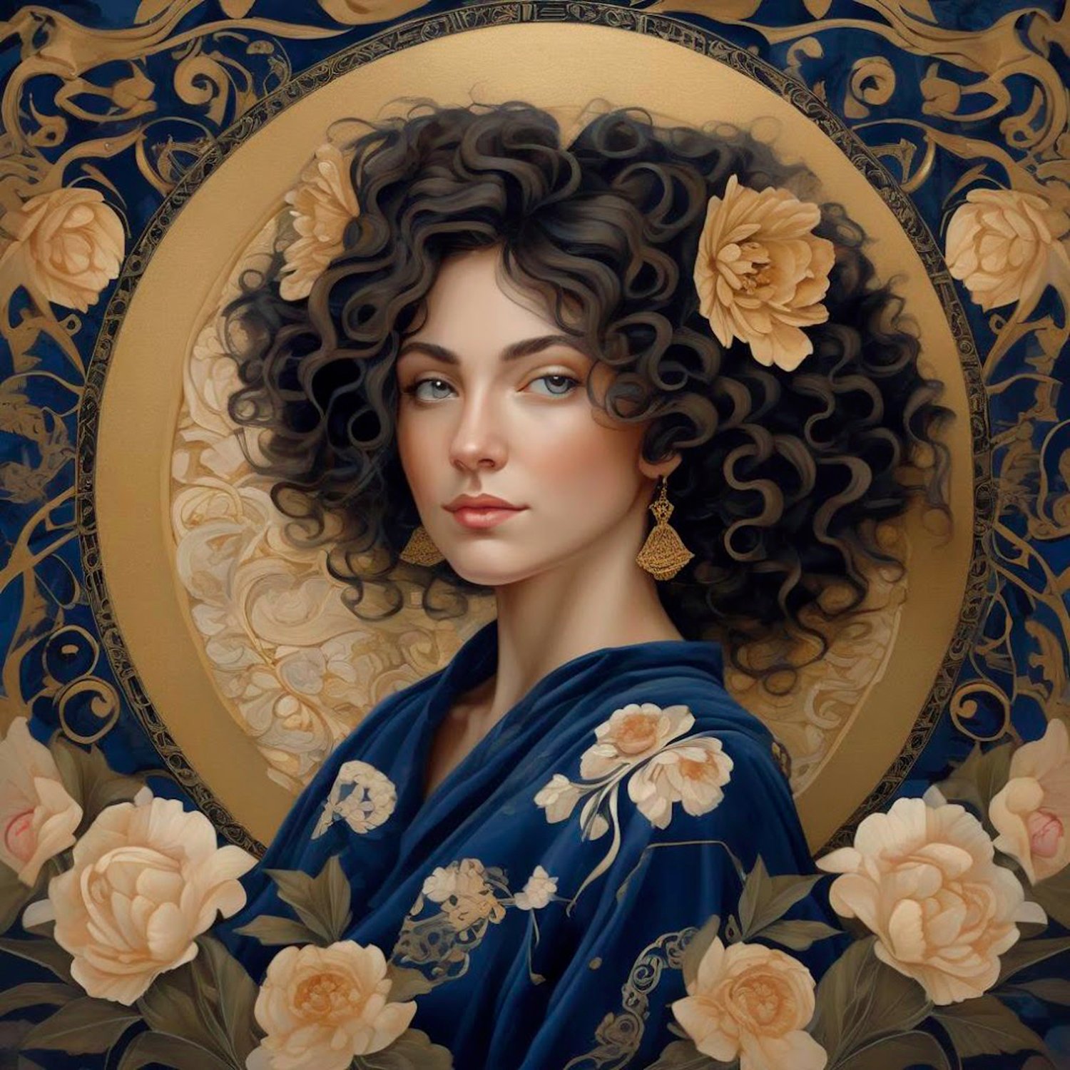 Solve Liza Pirelli in morning gown jigsaw puzzle online with 144 pieces