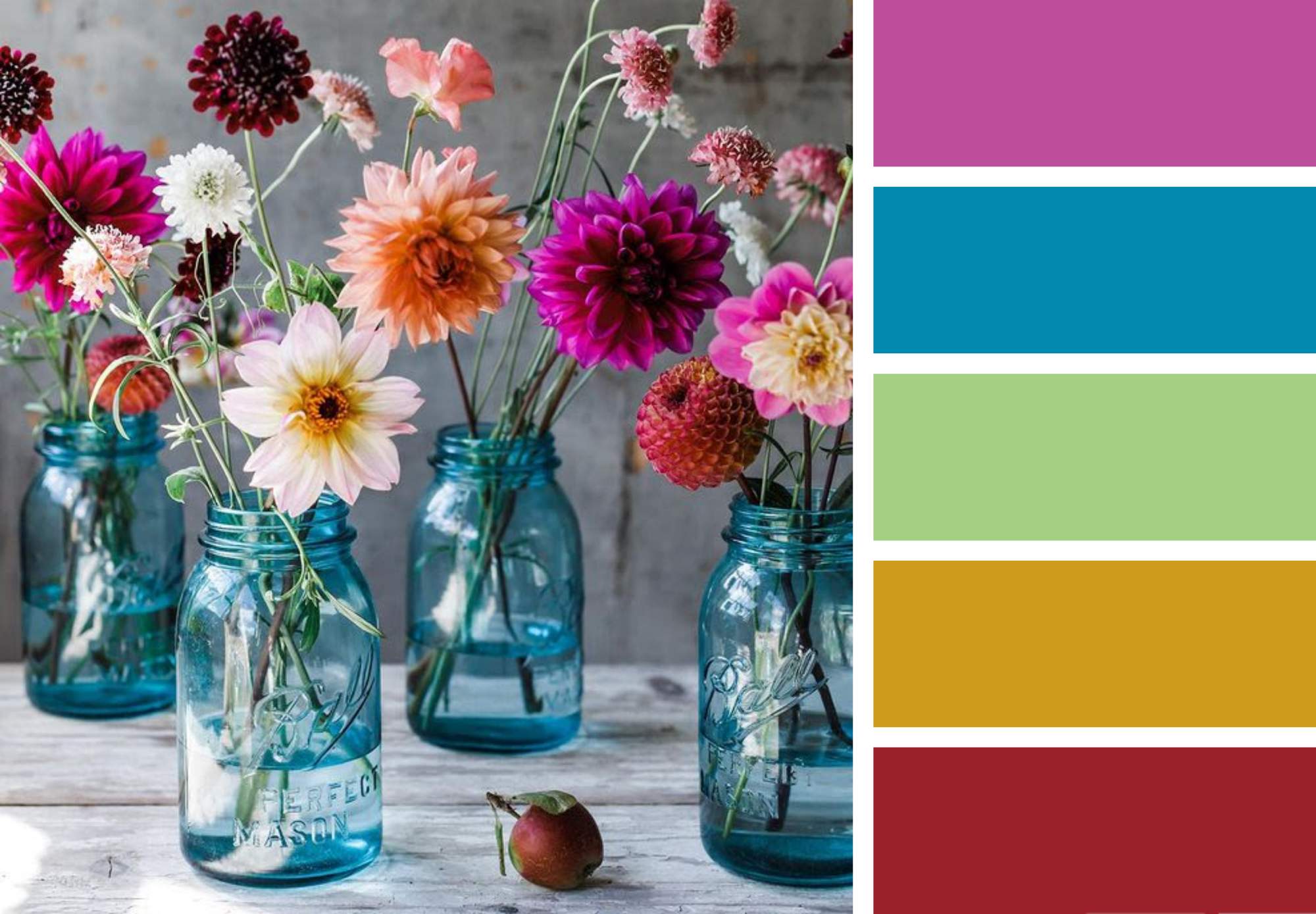 Solve Blue Jam Jar Vases jigsaw puzzle online with 280 pieces