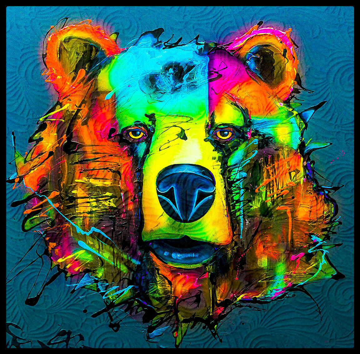 Solve Color Bear jigsaw puzzle online with 256 pieces