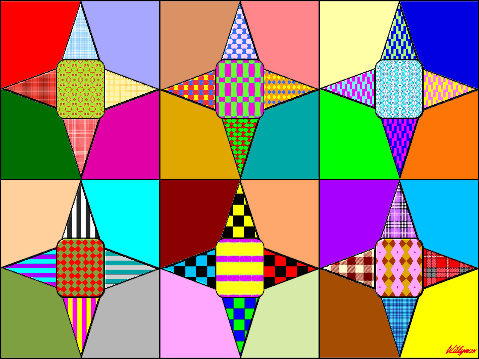 Color Patterns Puzzle Solve colors & patterns jigsaw puzzle online with 540 pieces