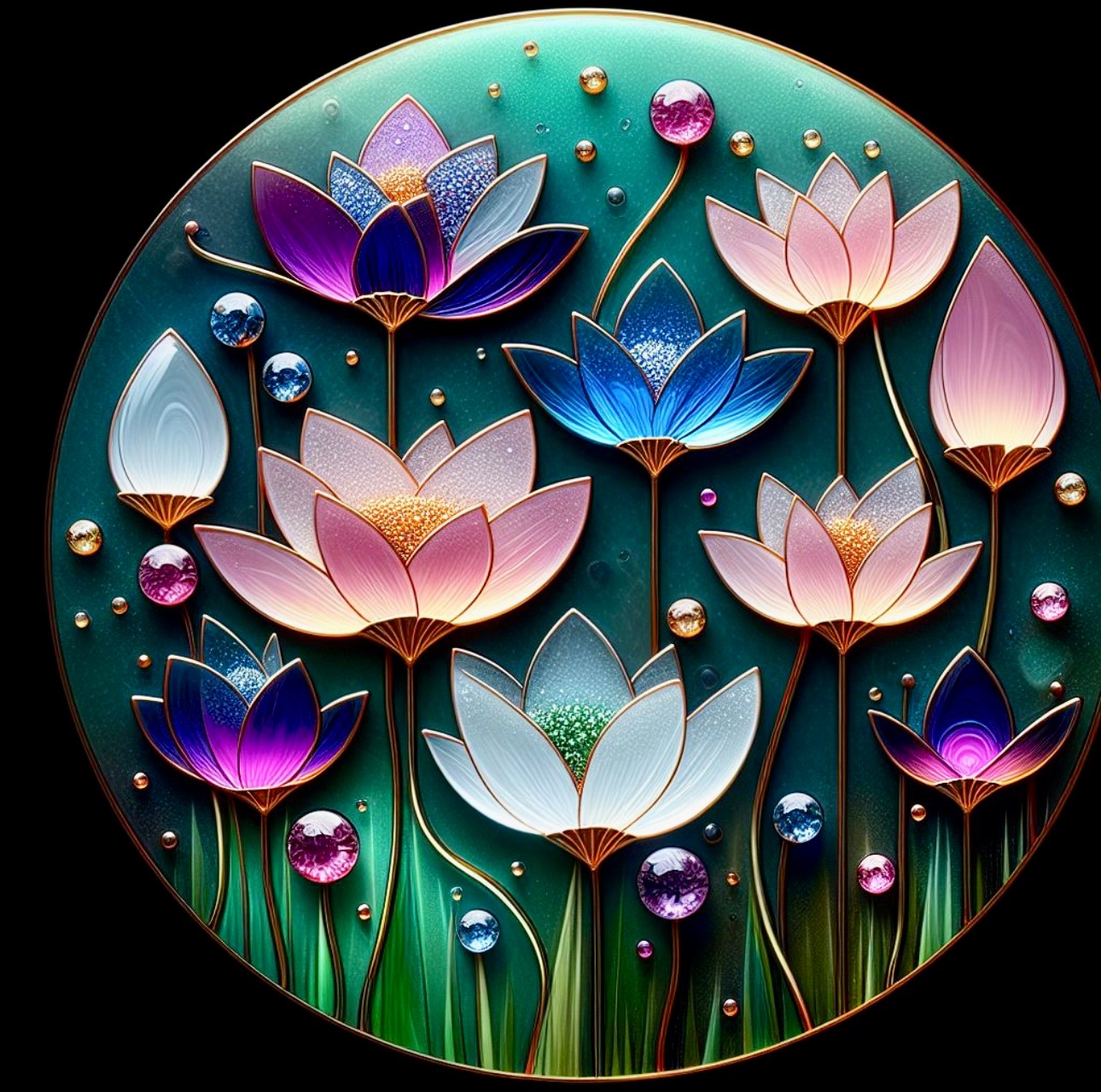 Solve Lotus Spring jigsaw puzzle online with 100 pieces