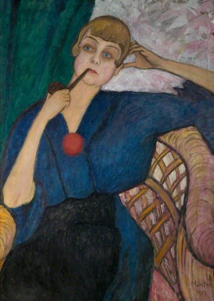Solve Anna Roslund (1891–1941) 1917 by Gabriele Münter (1877–1962 ...
