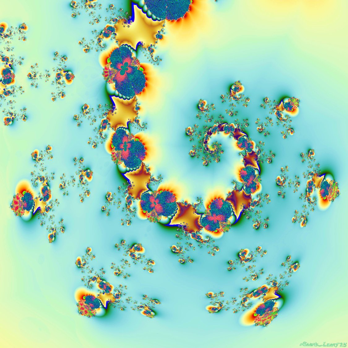 Solve 06122025 Extra fractal jigsaw puzzle online with 16 pieces