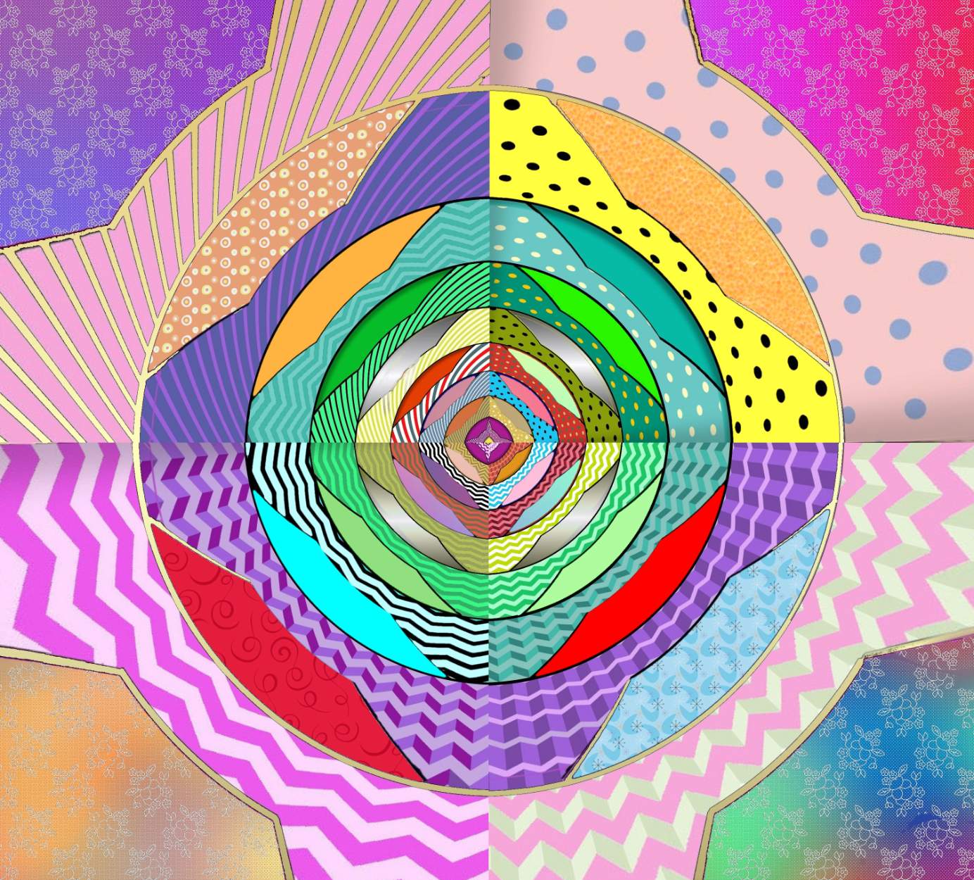 Jigsaw Puzzle DRAWN AND QUARTERED 110 pieces Jigidi