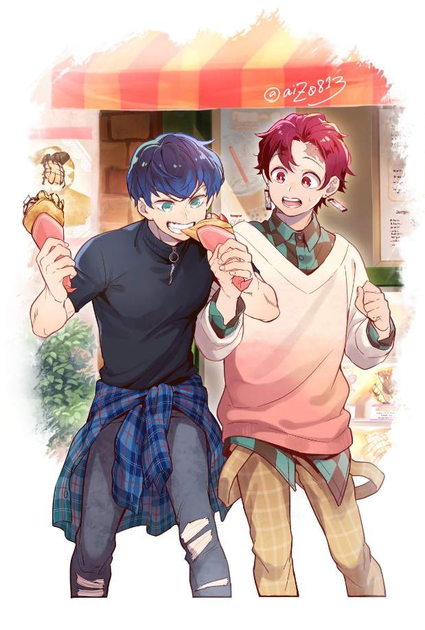 Solve INOSUKE IS WEARING CLOTHES jigsaw puzzle online with 12 pieces