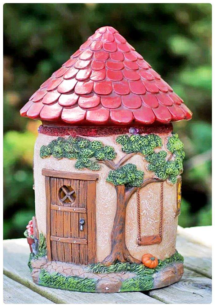 Solve Castle Tower Shaped Garden Fairy House jigsaw puzzle online with ...