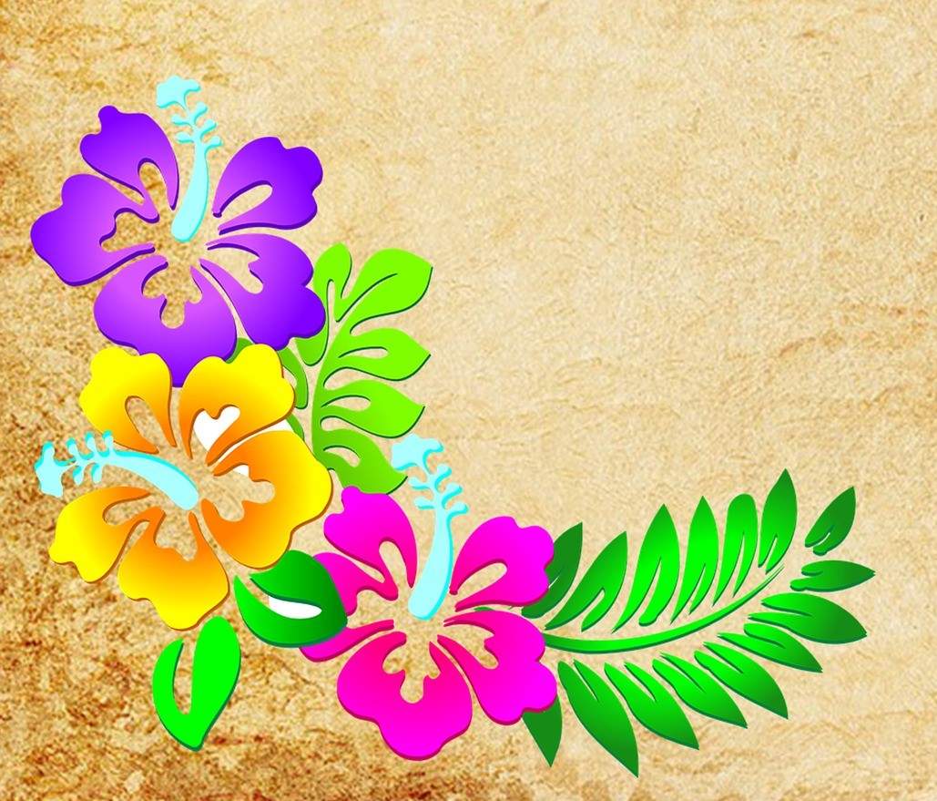 Solve Hibiscus spray jigsaw puzzle online with 72 pieces