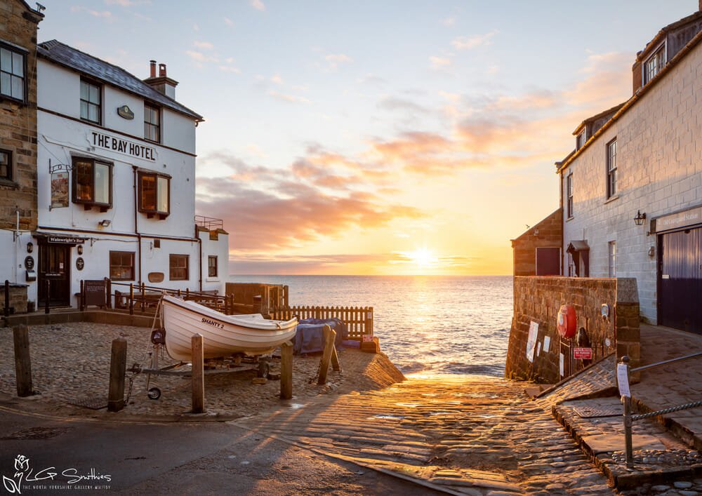 Solve Sunrise from Robin Hood's Bay, Yorkshire, UK jigsaw puzzle online ...