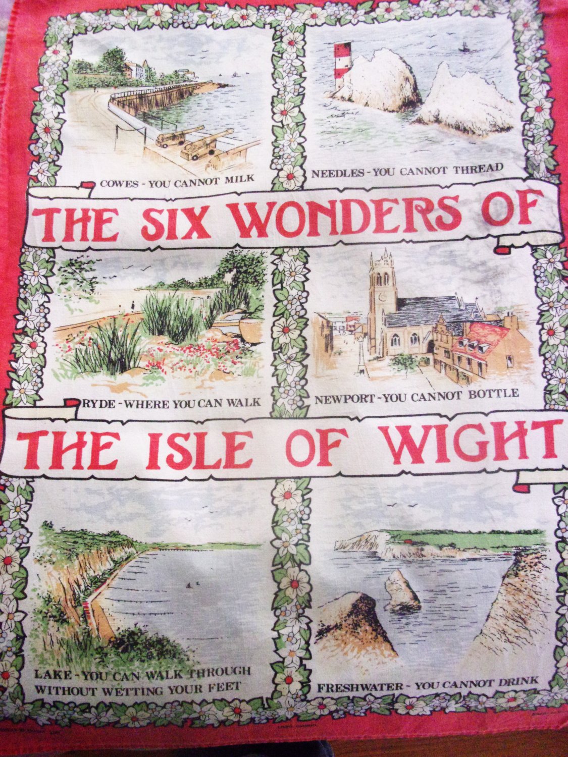 Hansepuzzle Isle Of Wight 500 Teile – Orte-Puzzle, 46 X 30 Cm, Mit Aufbewahrungsbeutel