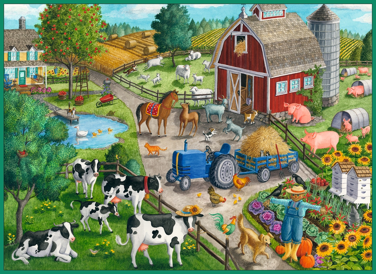 Jigsaw Puzzle 165 pieces Home on the Range Jigidi