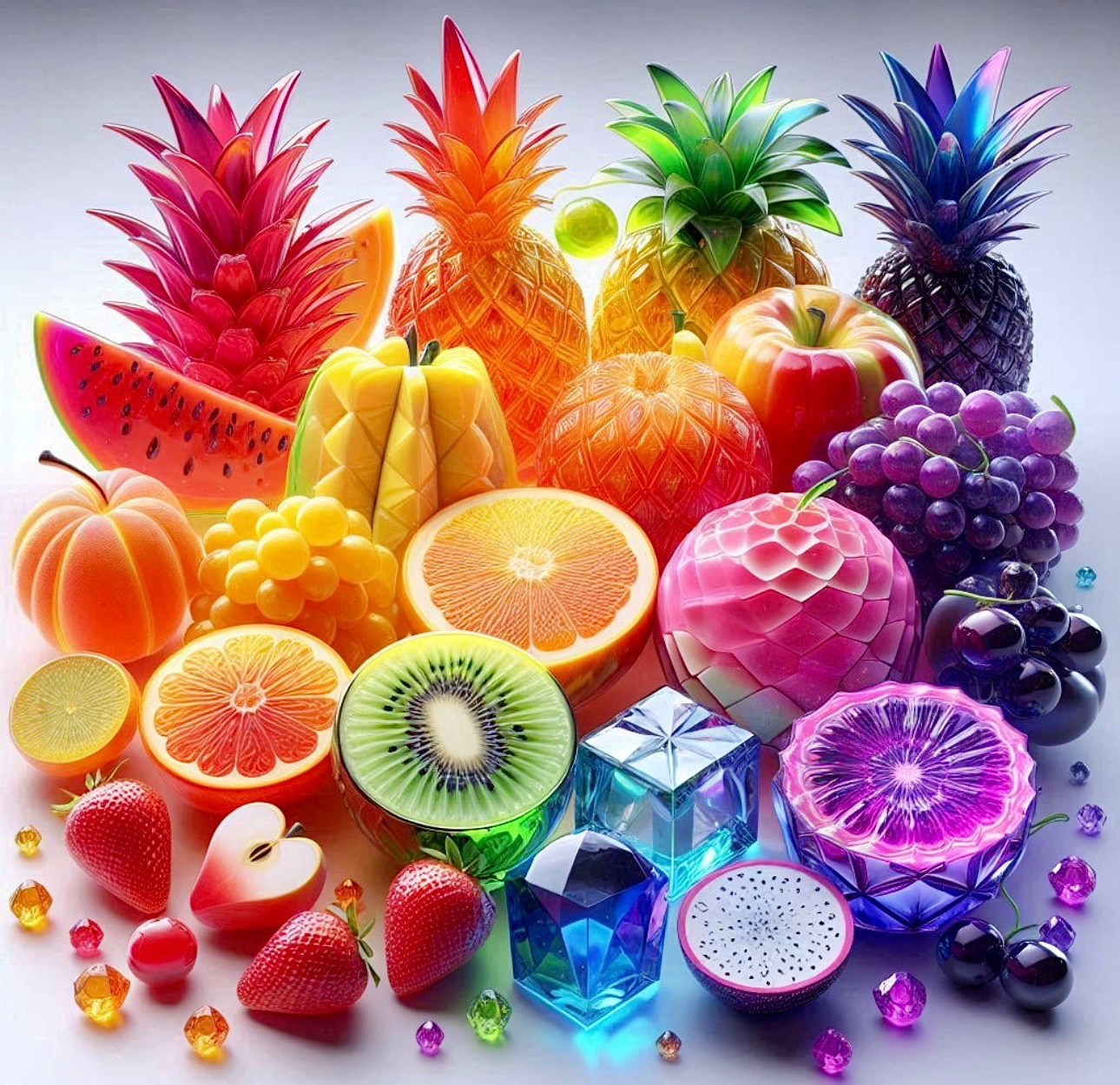 Bgraamiens 1000-Piece Mosaic Fruit Puzzle For Adults – Colorful, Challenging Jigsaw, Advanced Skill Level - View #3