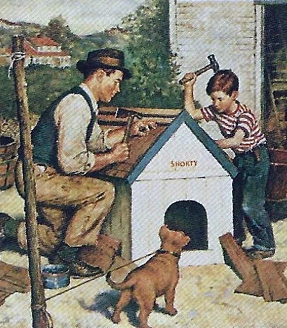 Solve Sat Evening Post March, 1951 {Amos Sewell} jigsaw puzzle online