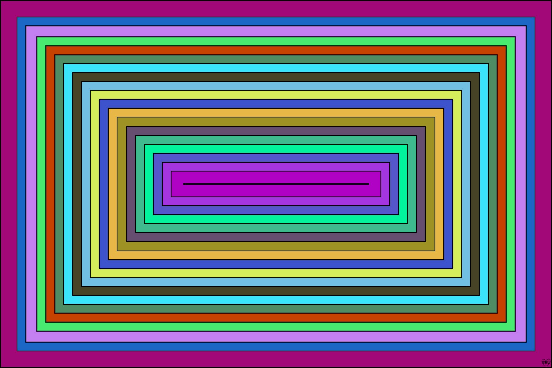 Solve Concentric Rectangles!! ~ H jigsaw puzzle online with 600 pieces