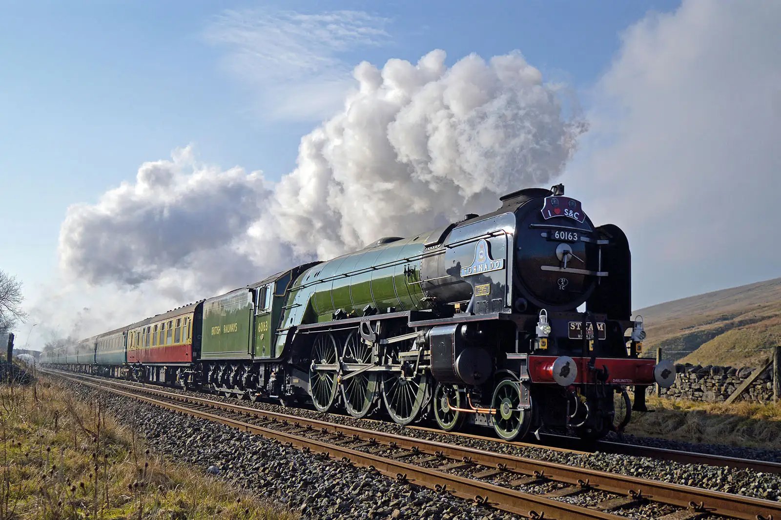 Solve LNER Peppercorn Class A1 4-6-2 60163 Tornado. jigsaw puzzle ...