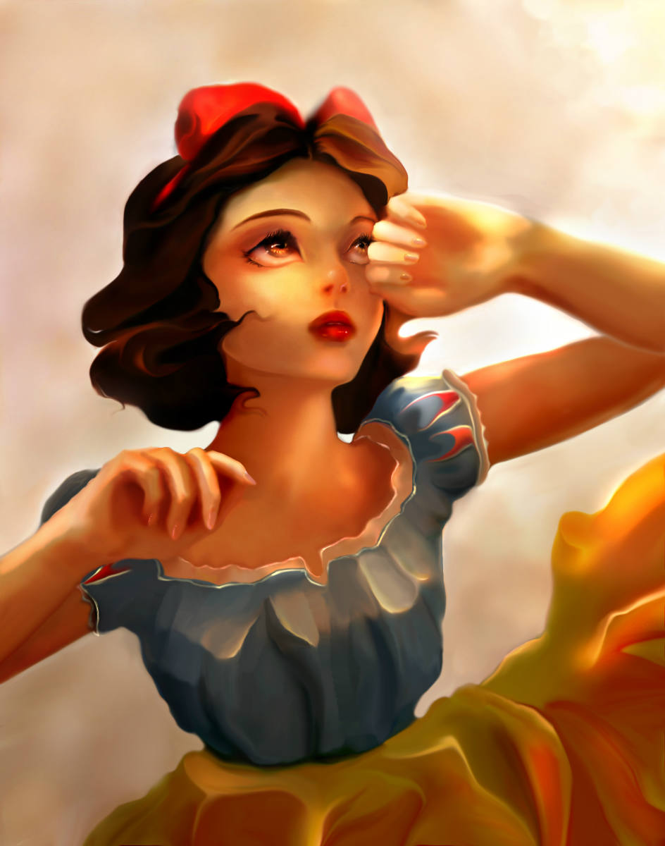 Solve Snow White jigsaw puzzle online with 221 pieces