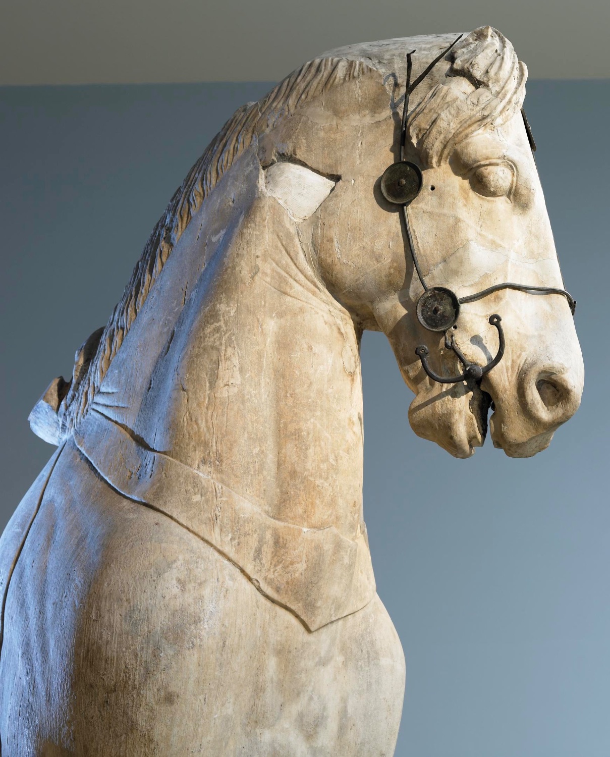 Solve Marble statue from the Mausoleum of Halikarnassos, ca. 350 BC ...