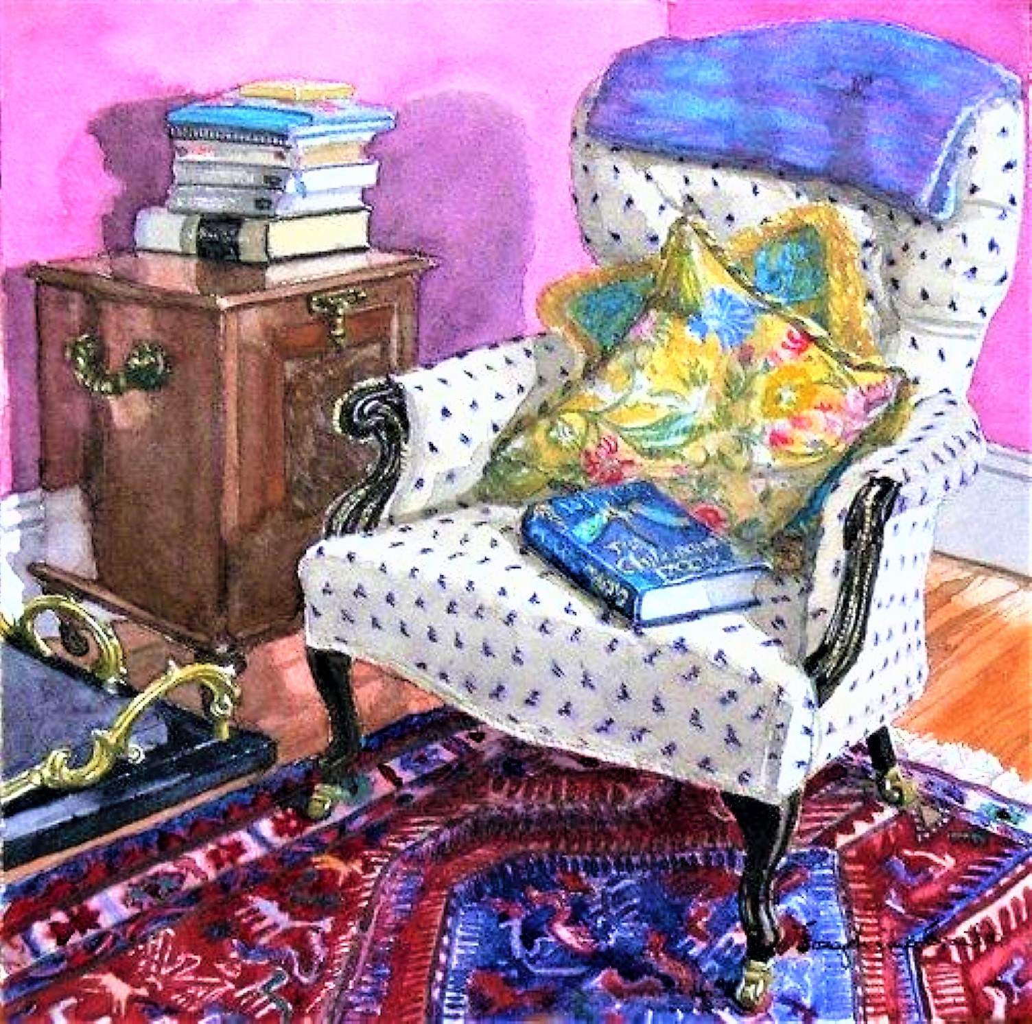 Solve A Favorite Reading Chair jigsaw puzzle online with 342 pieces